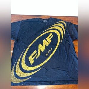FMF Black and Yellow Graphic T-Shirt